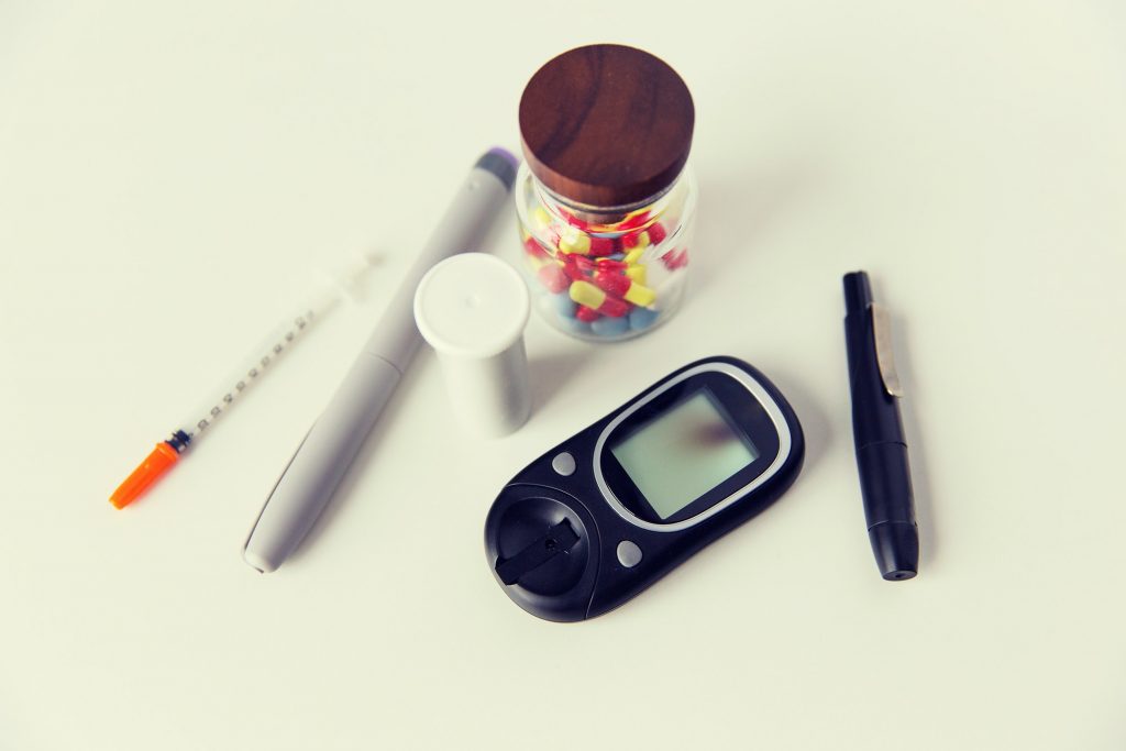Insulin needle and glucometer covered by Medicare Part D.