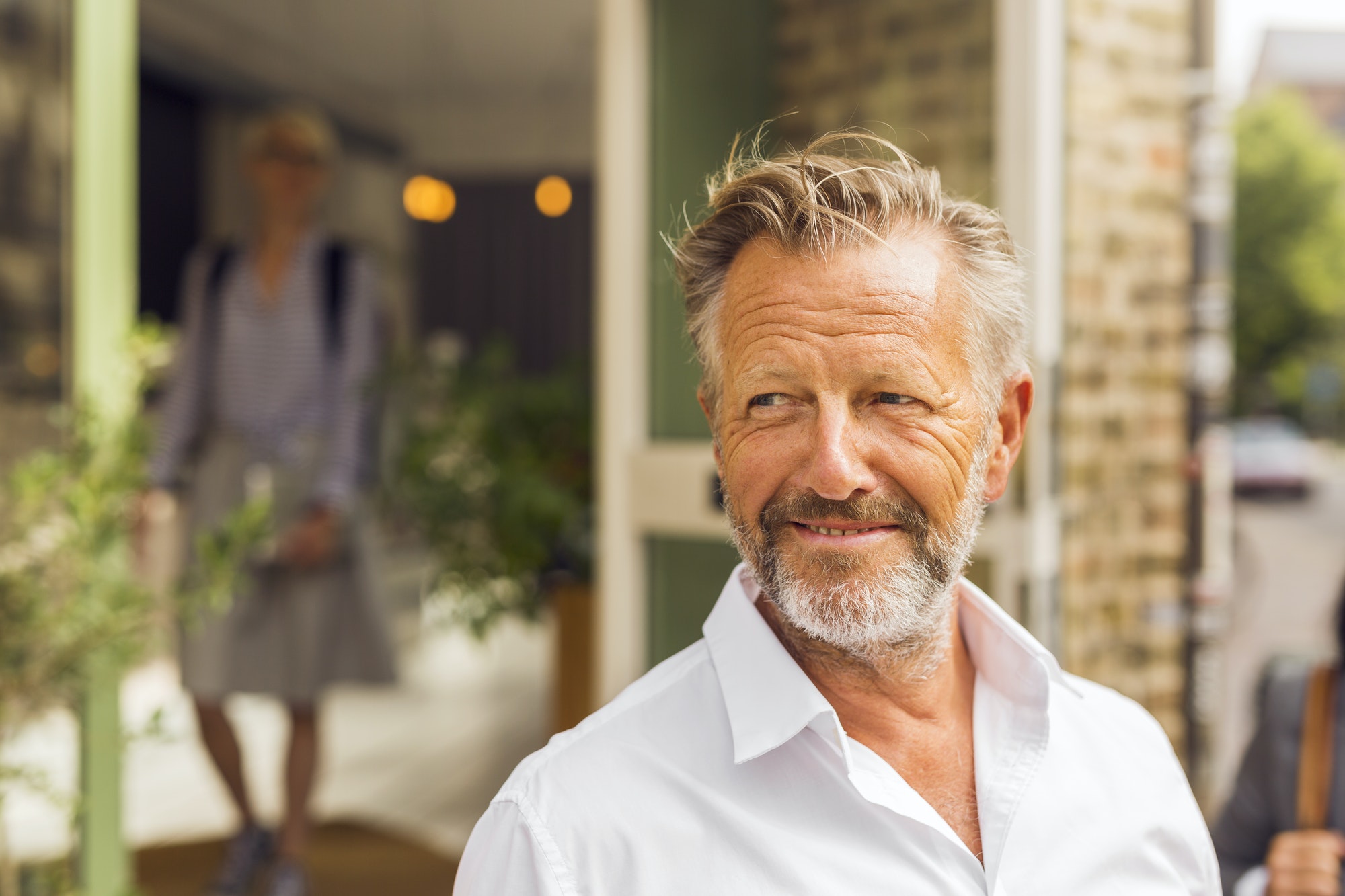 Portrait of senior man happy with his Medigap Insurance
